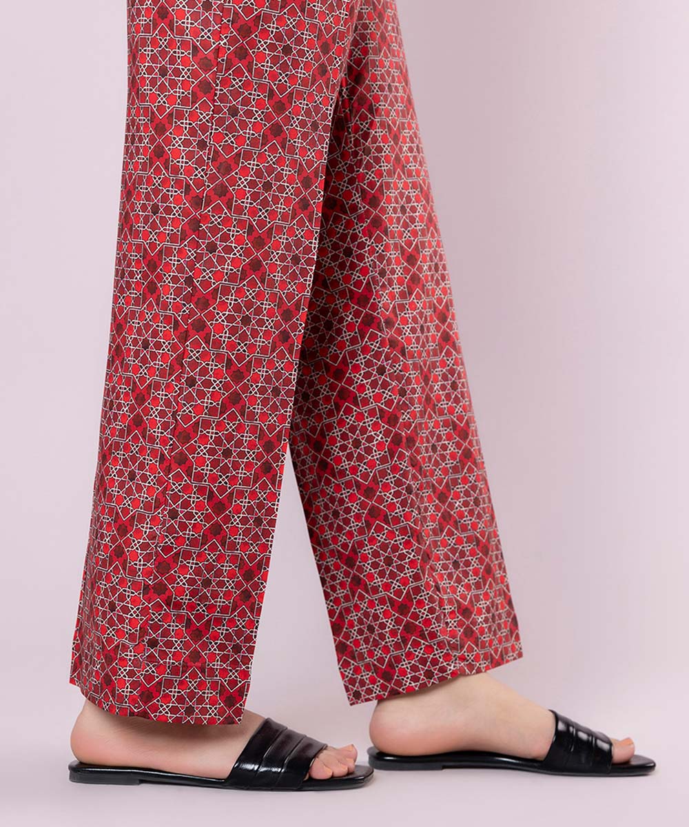 Printed Cotton Viscose Pants