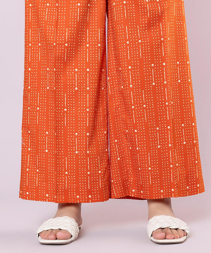 Printed Cotton Viscose Culottes