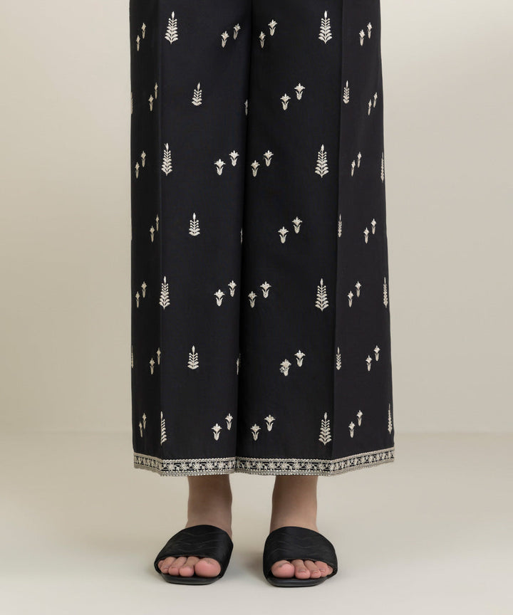 Embroidered Cambric Culottes