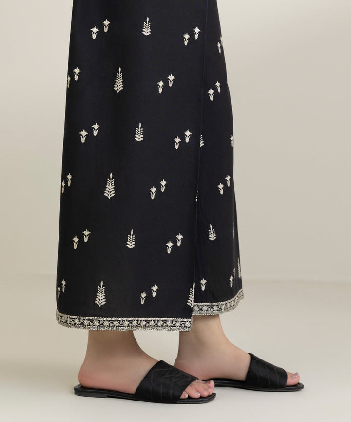 Embroidered Cambric Culottes