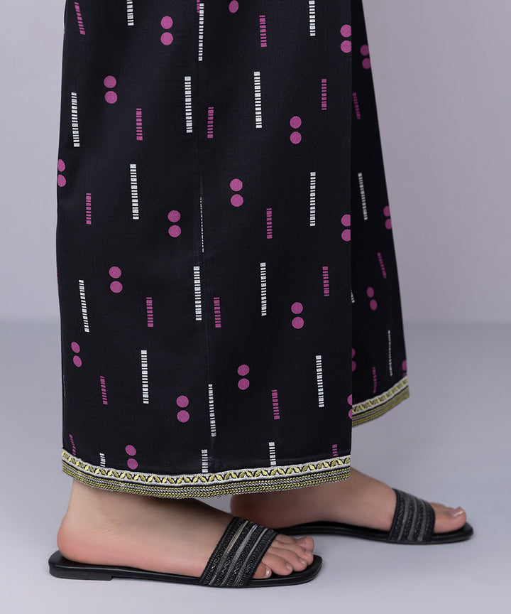 Embroidered Dobby Culottes