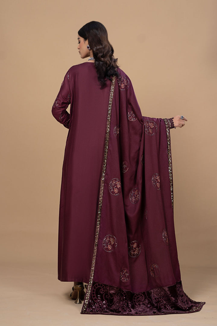 Suit Aubergine DLS-1103