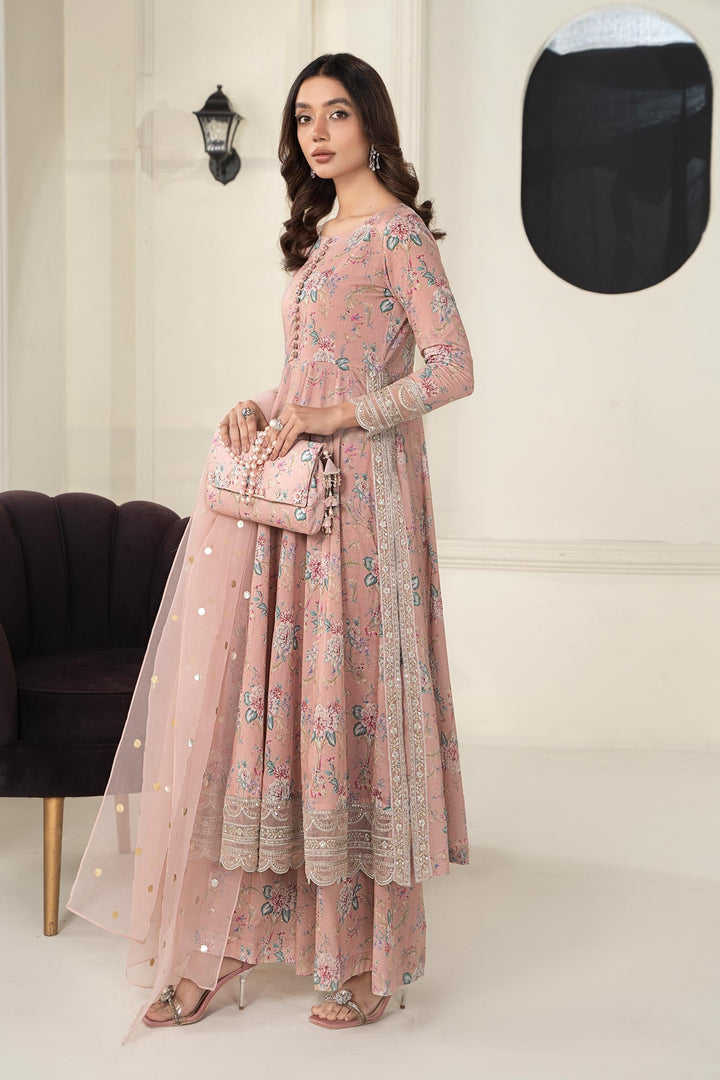 3 PIECE EMBROIDERED LAWN SUIT | DW-EF24-131