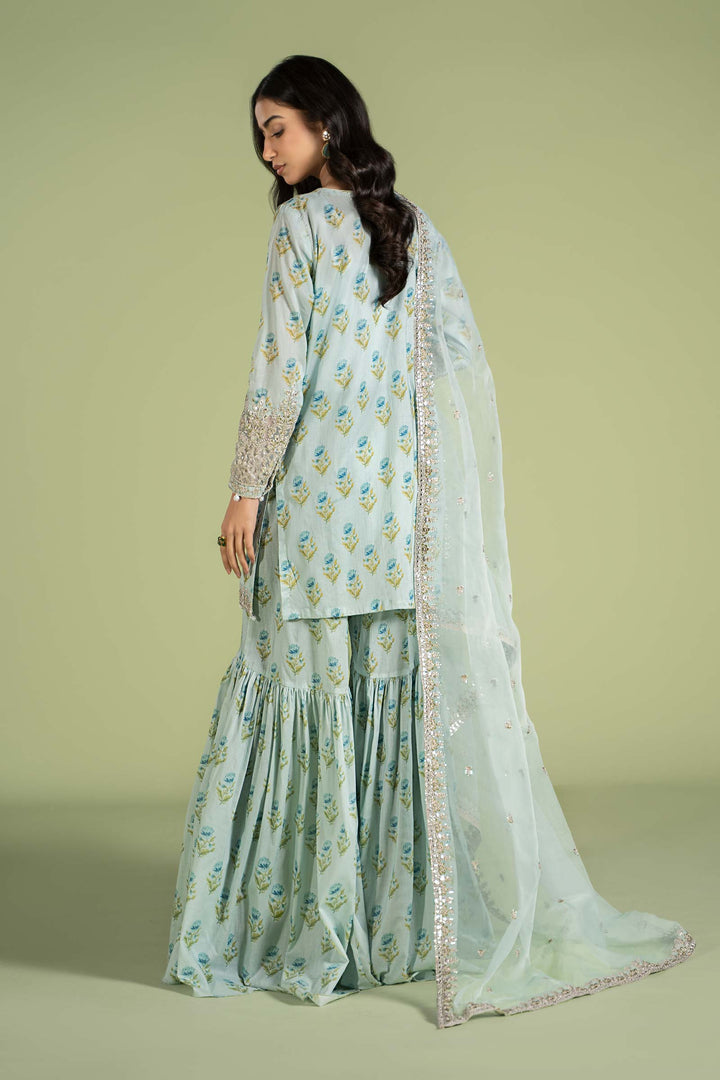 3 PIECE EMBROIDERED LAWN SUIT | DW-EF24-14