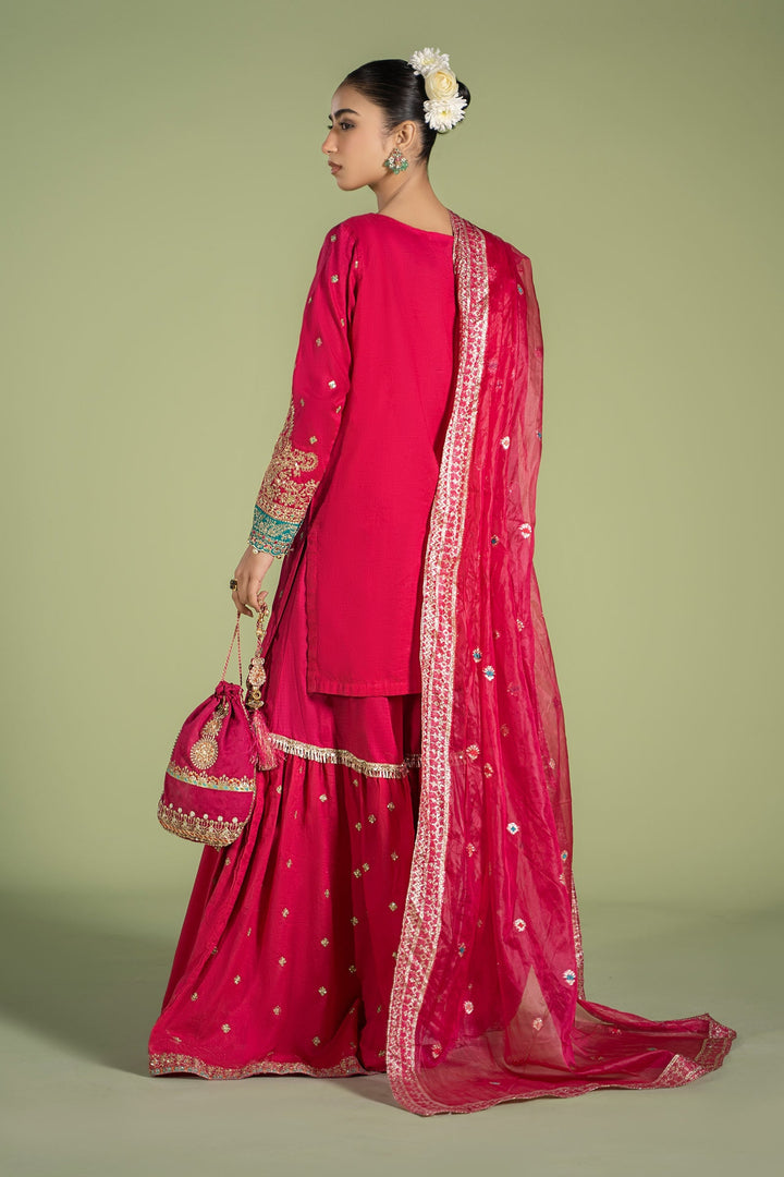 3 PIECE EMBROIDERED LAWN SUIT | DW-EF24-23