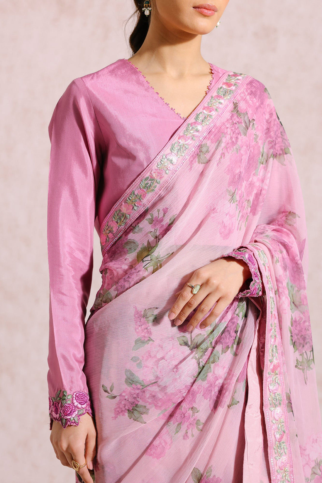 EMBROIDERED SAREE (E0537/105/421)