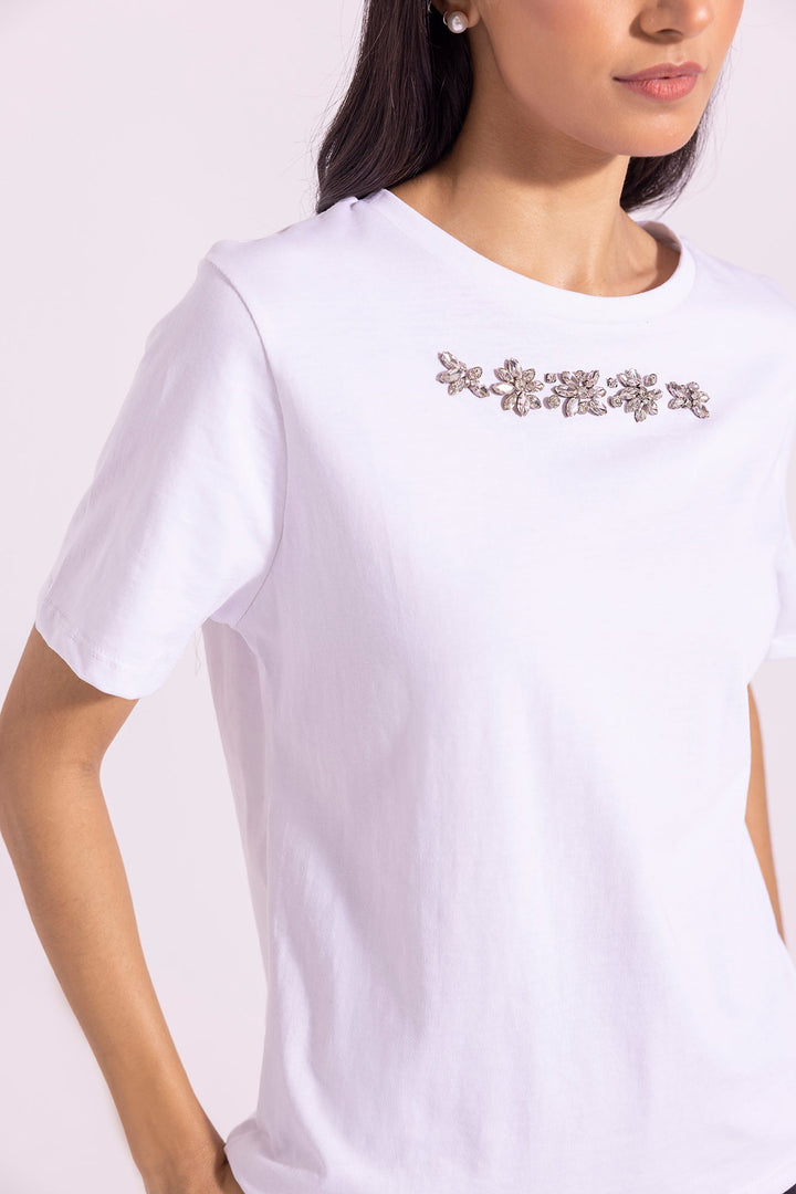 EMBELLISHED T-SHIRT (E0778/108/003)