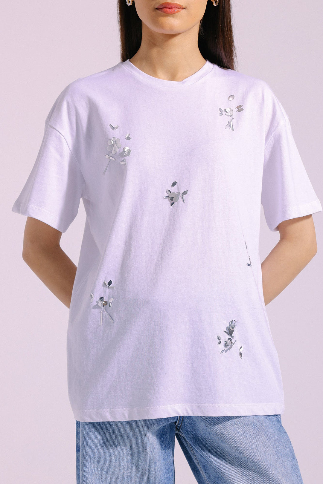 EMBELLISHED T-SHIRT (E1831/108/001)