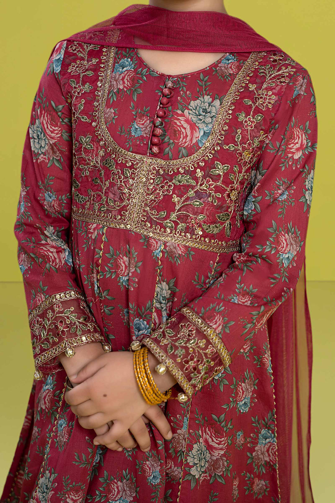 3 PIECE EMBROIDERED LAWN SUIT | MKD-EF24-32