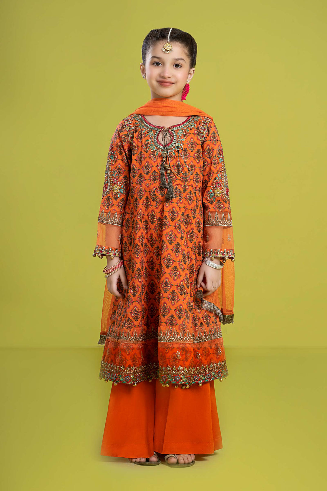 3 PIECE EMBROIDERED LAWN SUIT | MKD-EF24-36