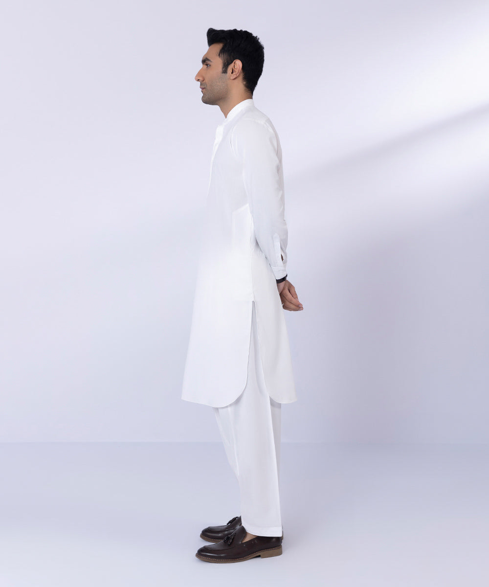 Embroidered Wash & Wear Suit