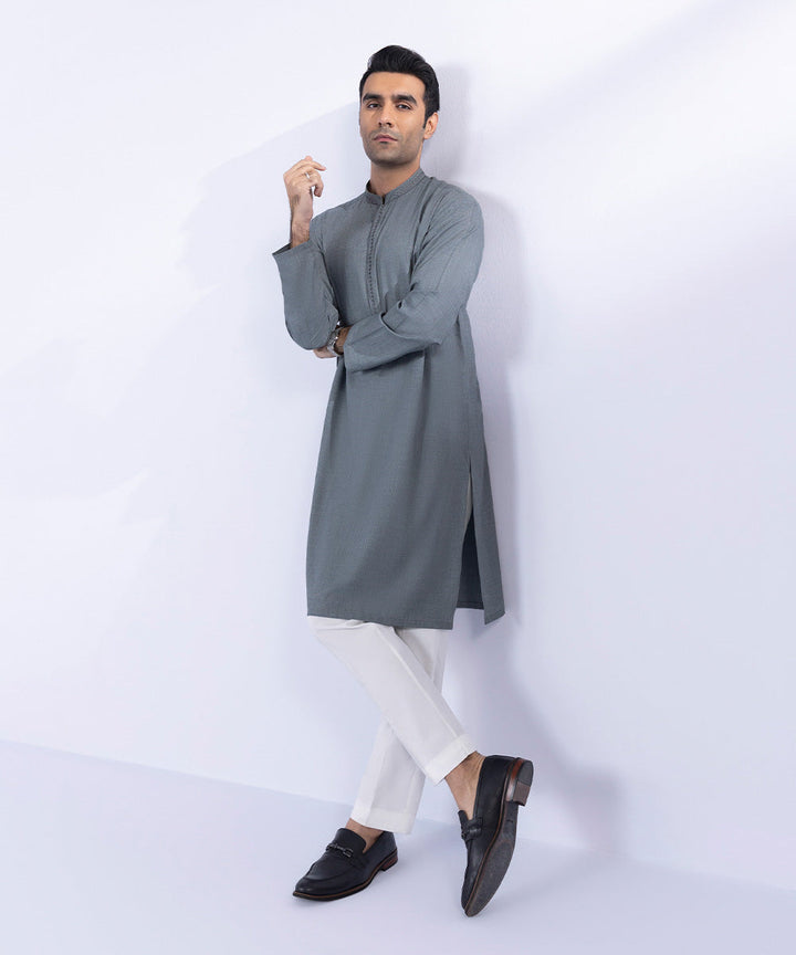 Embroidered Wash & Wear Kurta