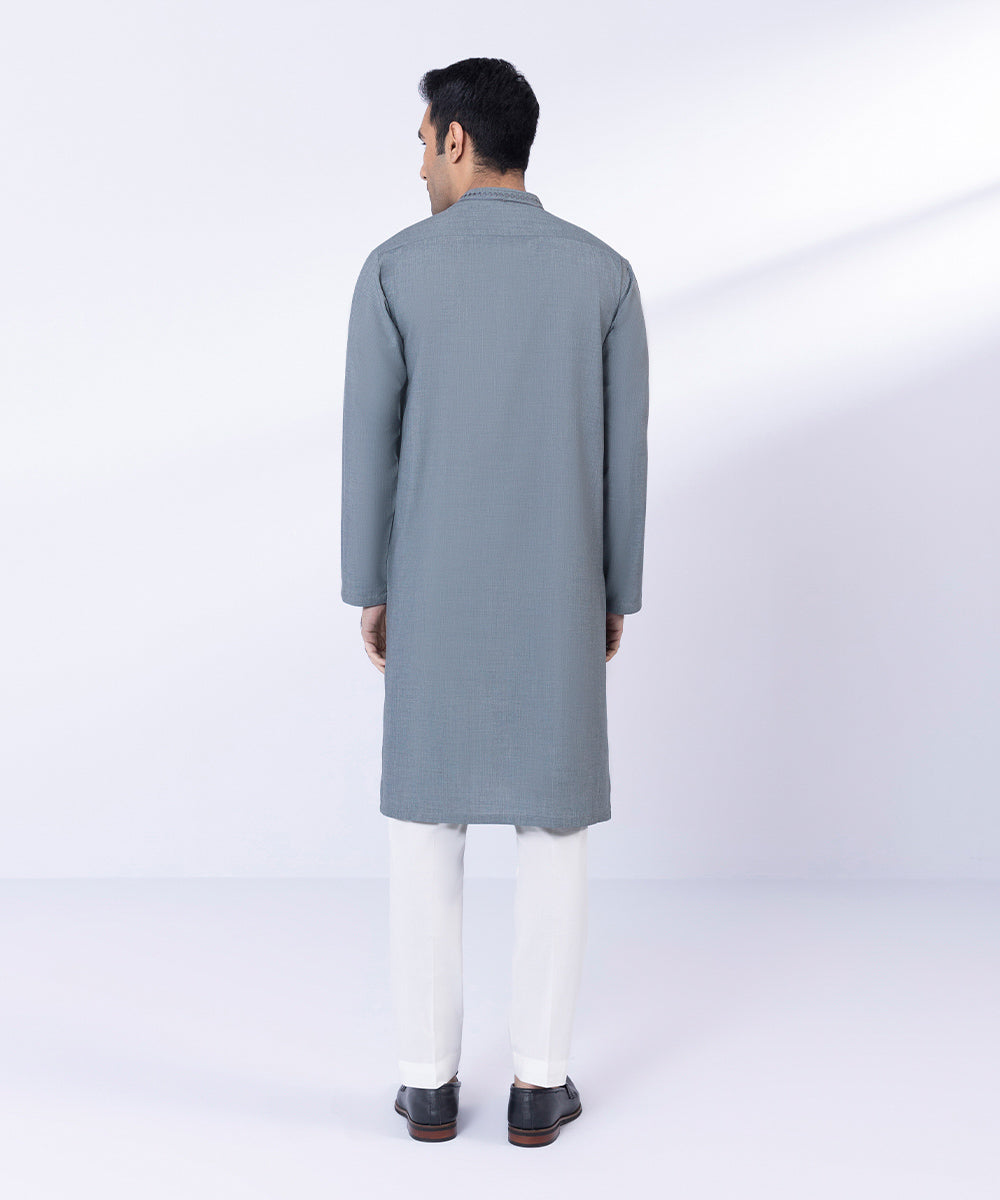 Embroidered Wash & Wear Kurta