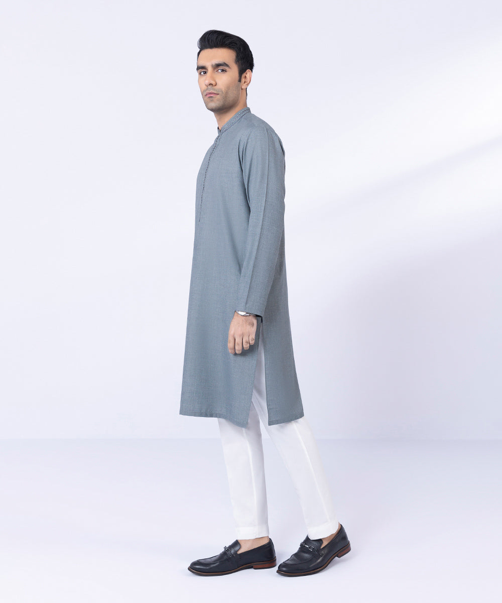 Embroidered Wash & Wear Kurta