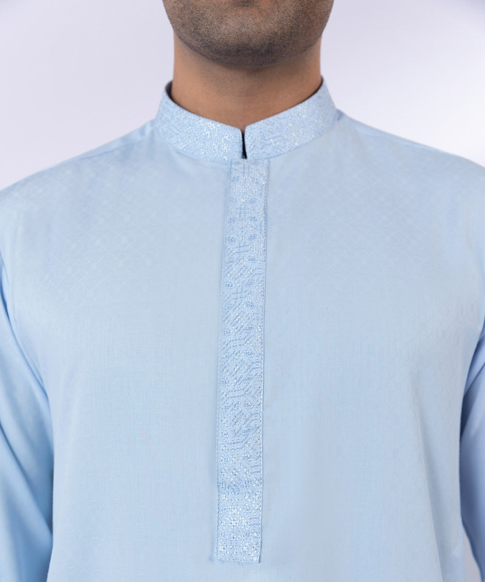 Embroidered Wash & Wear Kurta