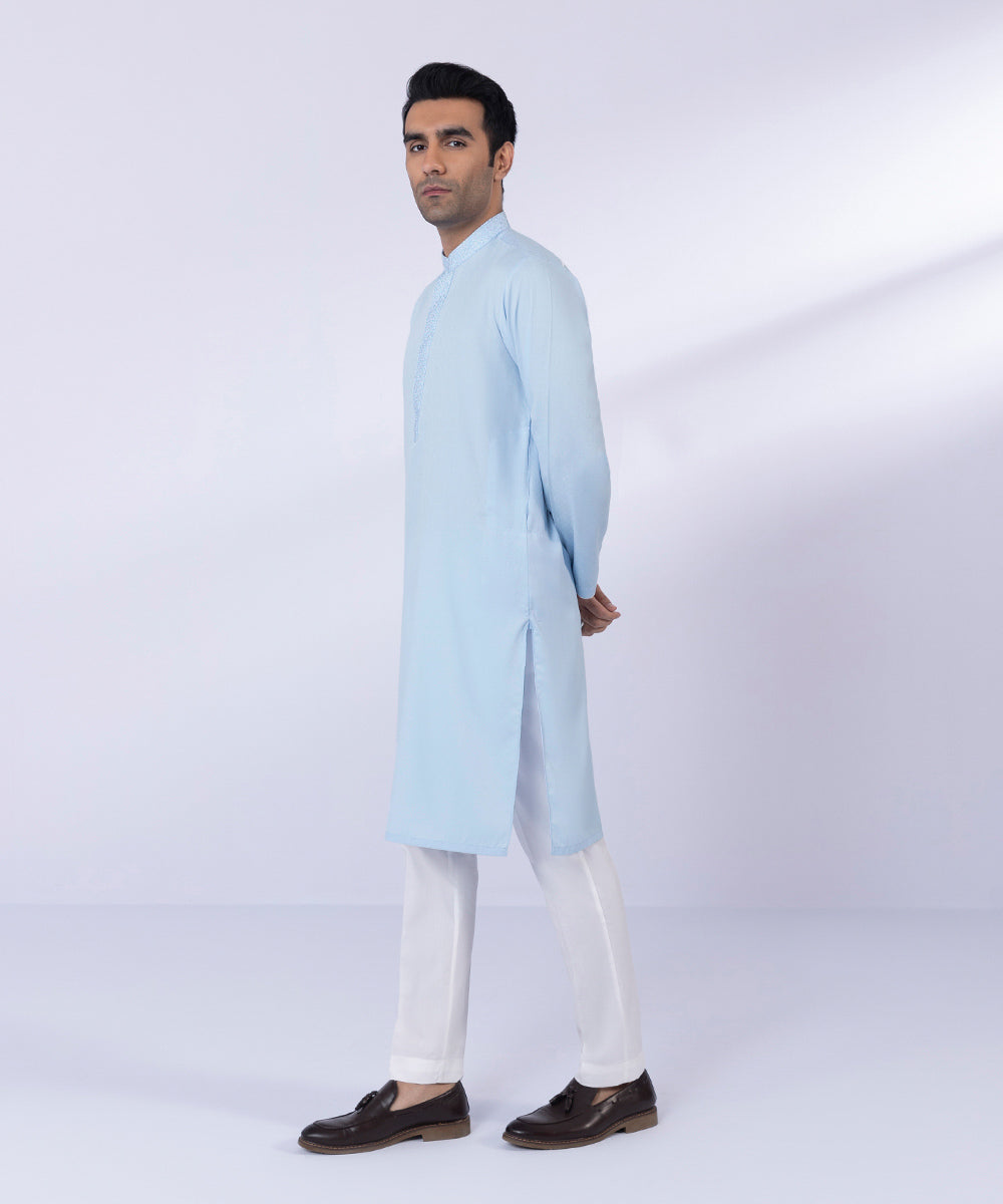 Embroidered Wash & Wear Kurta