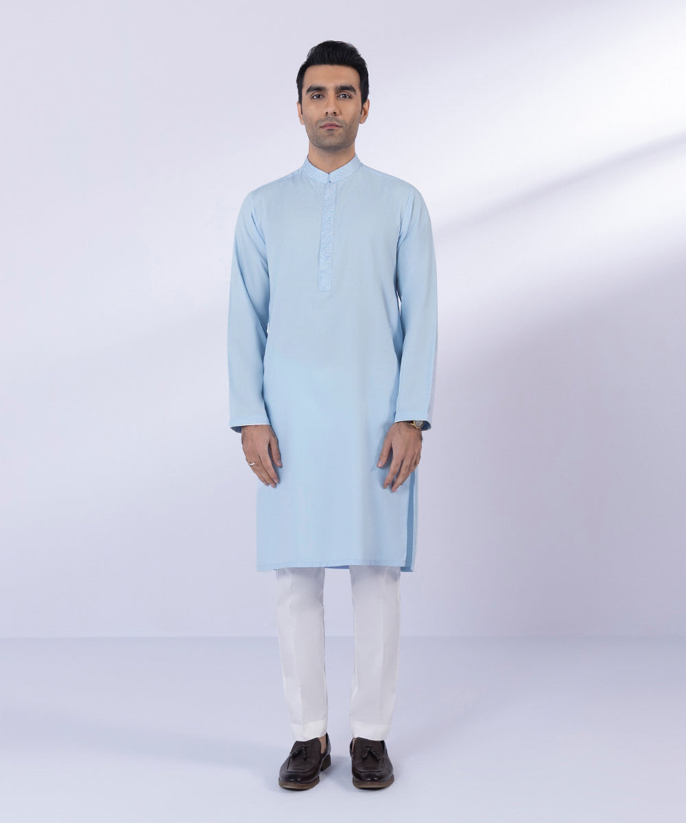 Embroidered Wash & Wear Kurta