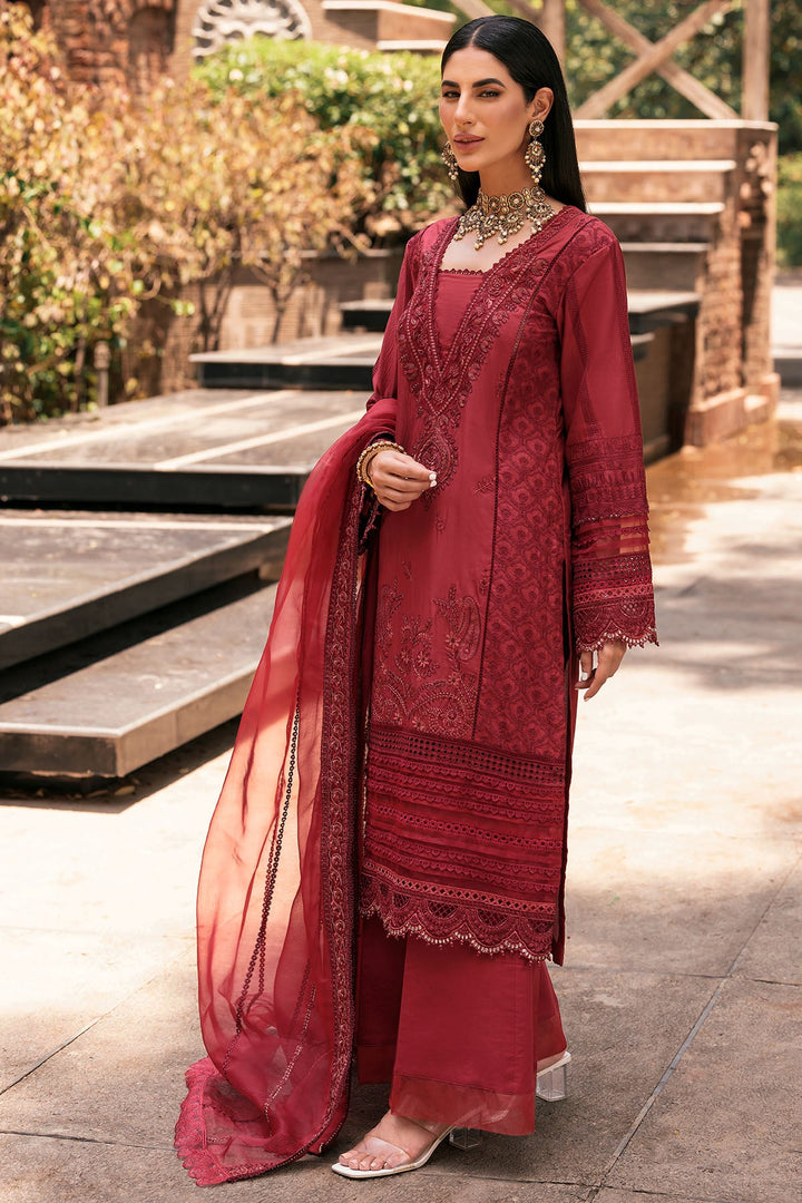 3385-DARA-KHSHAN EMBROIDERED LAWN UNSTITCHED