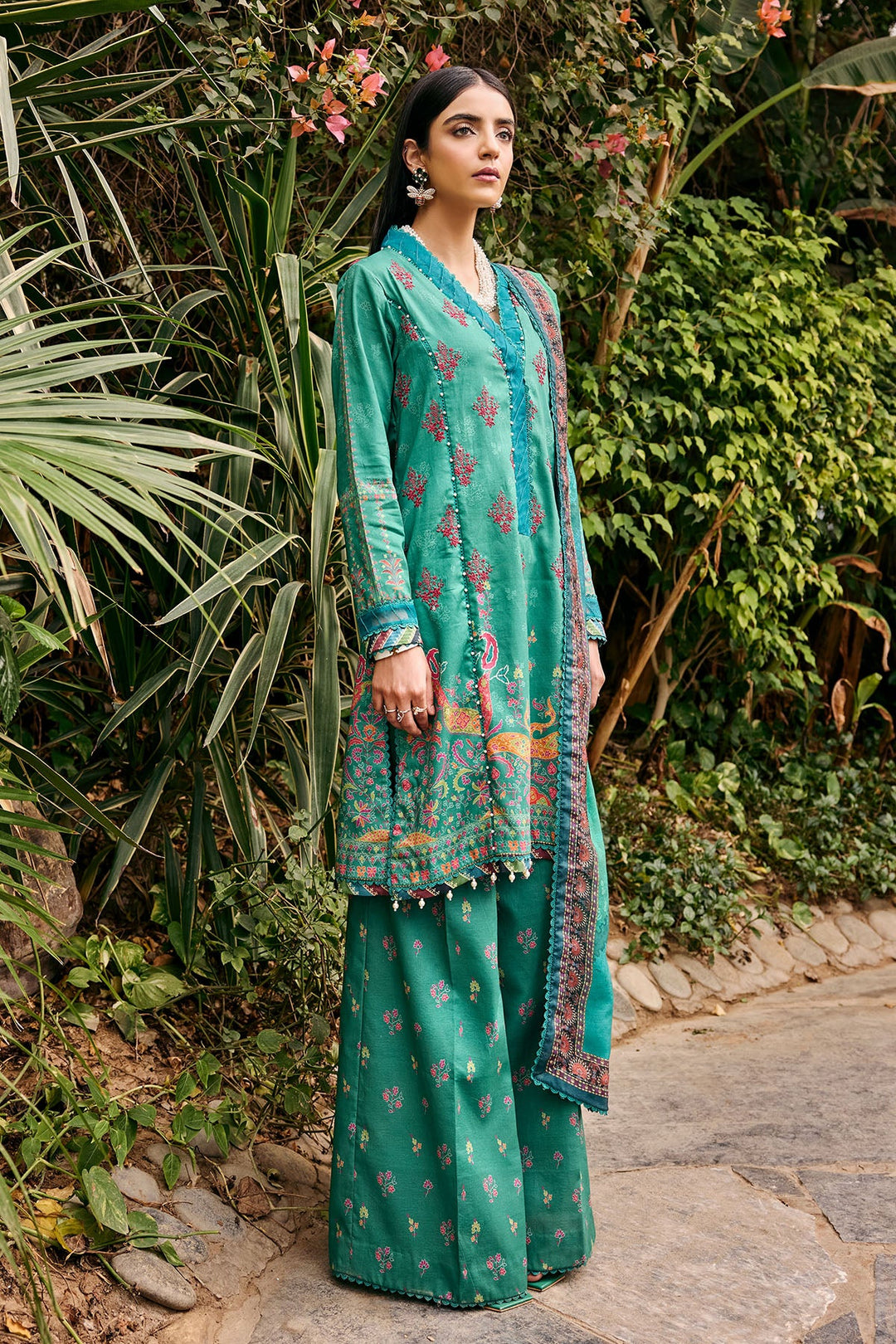 3546-MEHROZE DIGITAL PRINTED LAWN UNSTITCHED