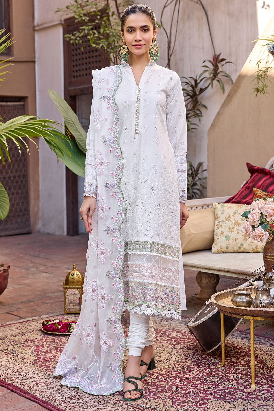 4055-VANYA EMBROIDERED LAWN STITCHED