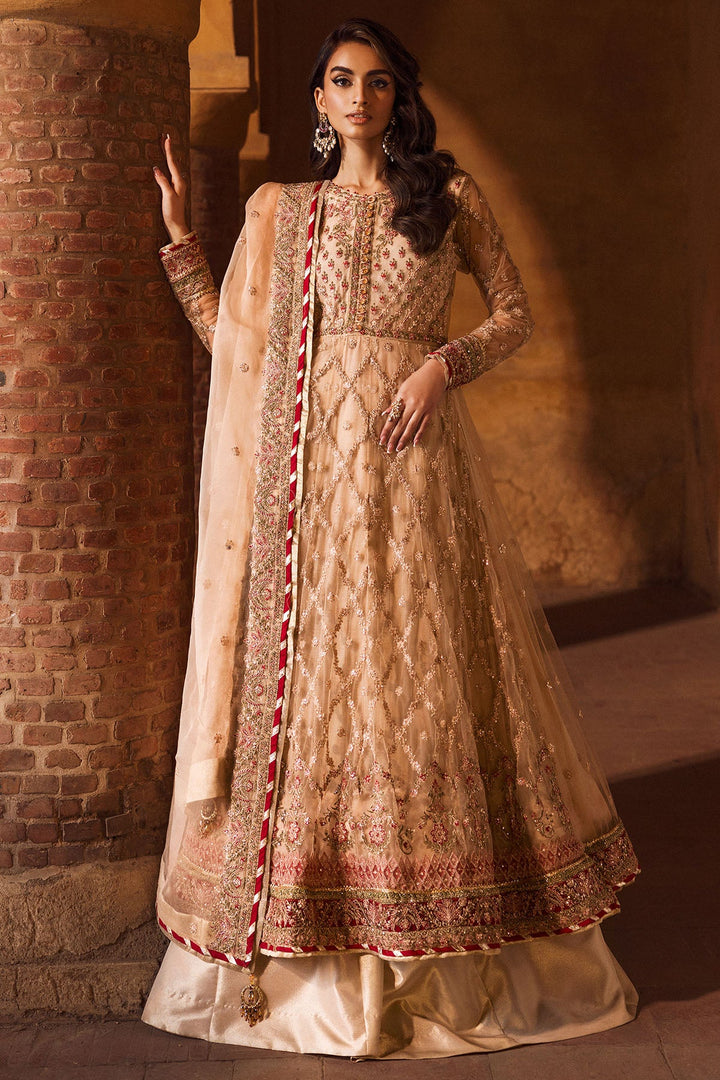 4122-NOOR EMBROIDERED SILK NET UNSTITCHED