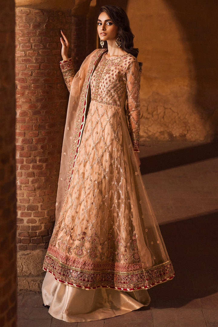 4122-NOOR EMBROIDERED SILK NET UNSTITCHED