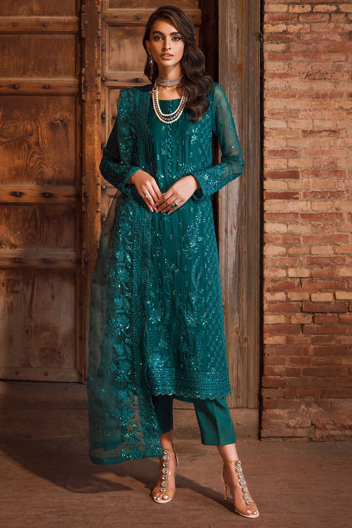 4123-ANUM EMBROIDERED BEMBERG CHIFFON UNSTITCHED