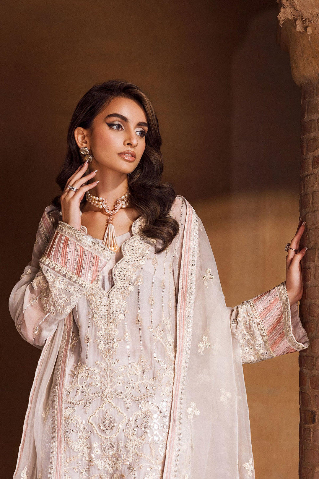 4127-ANMOL EMBROIDERED BEMBERG CHIFFON UNSTITCHED