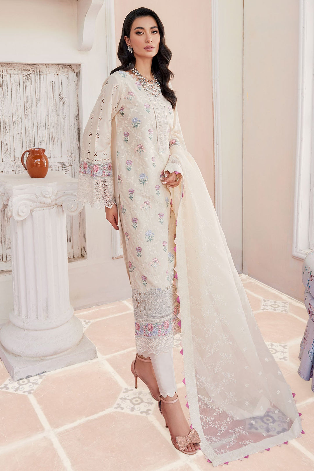 4131-LENORE EMBROIDERED LAWN UNSTITCHED