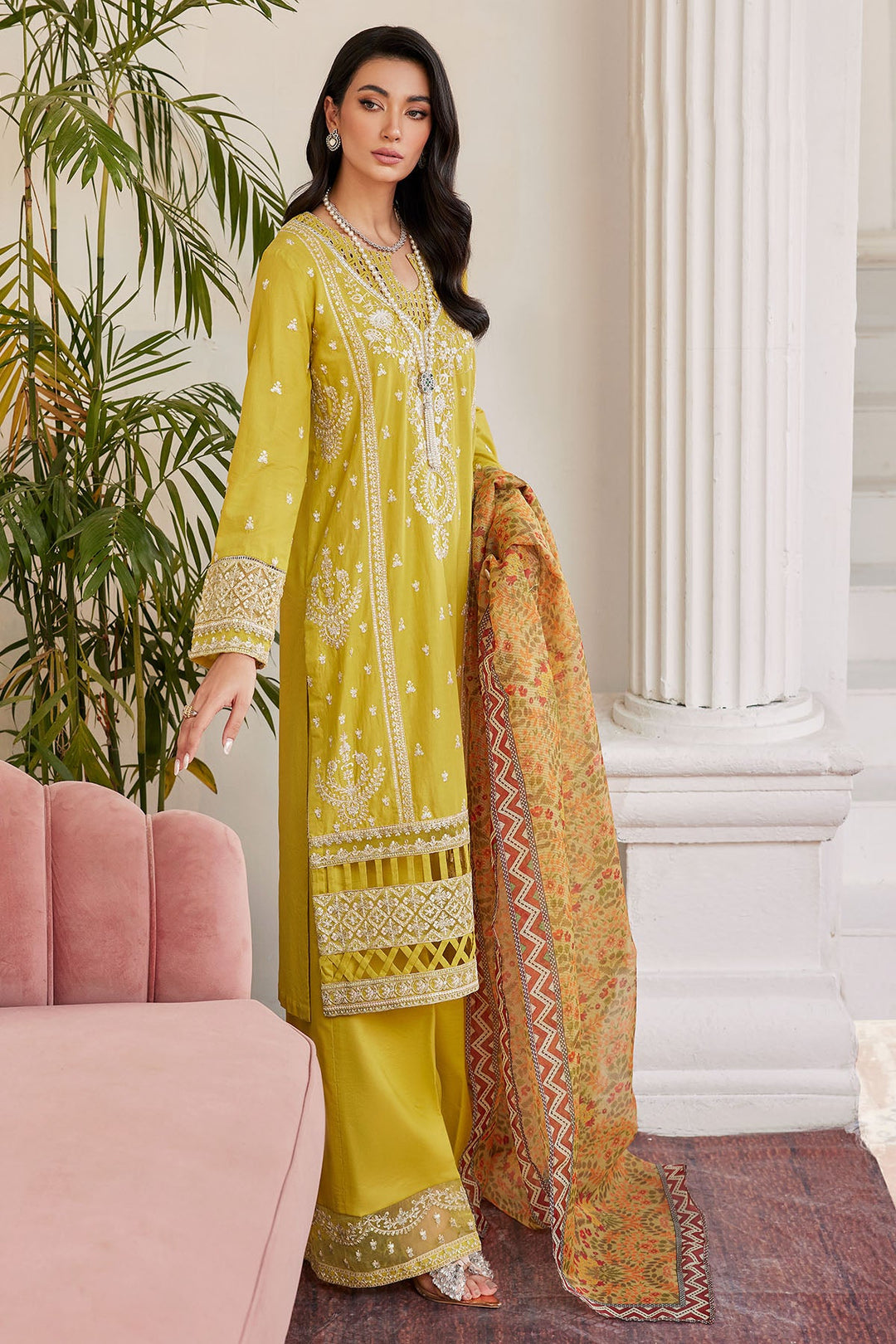 4139-DIANA EMBROIDERED LAWN UNSTITCHED