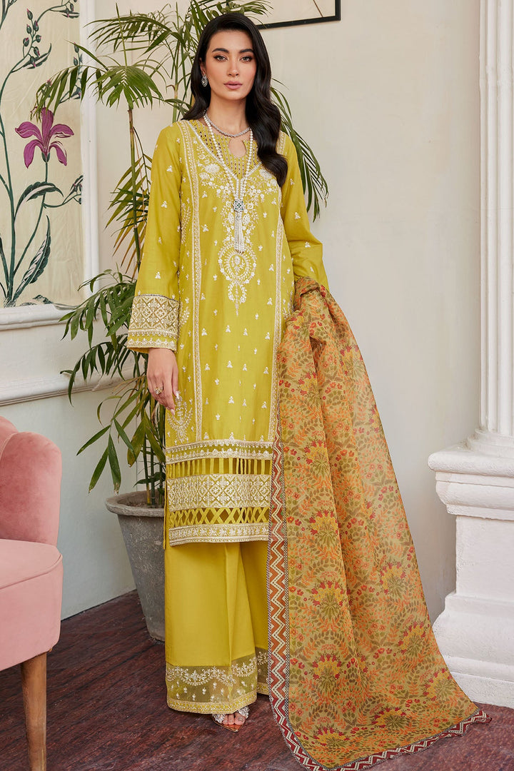 4139-DIANA EMBROIDERED LAWN STITCHED