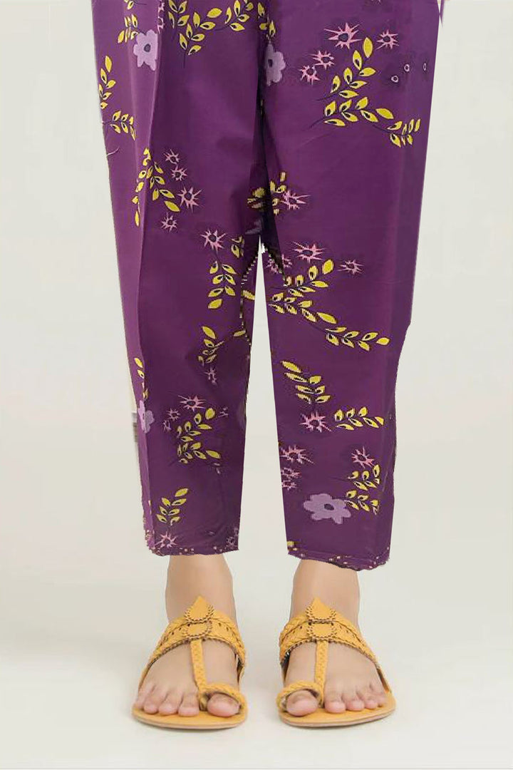 4187-PRINT-A PRINTED TROUSER STITCHED