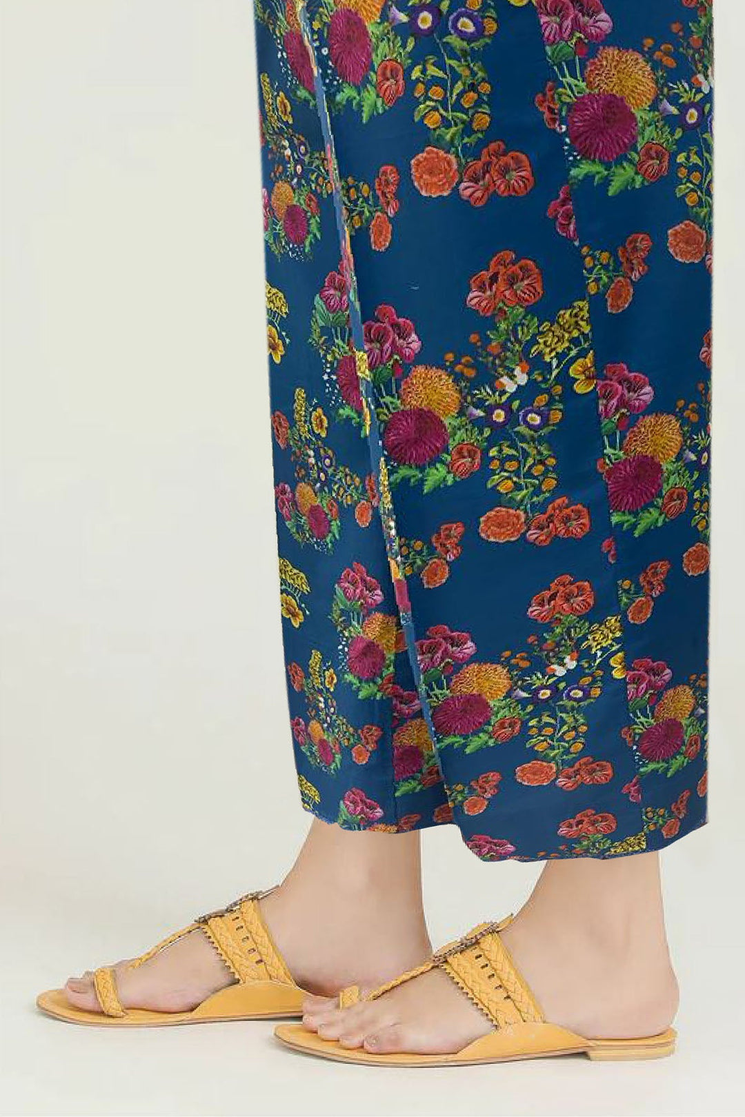 4191-PRINT-A PRINTED TROUSER STITCHED