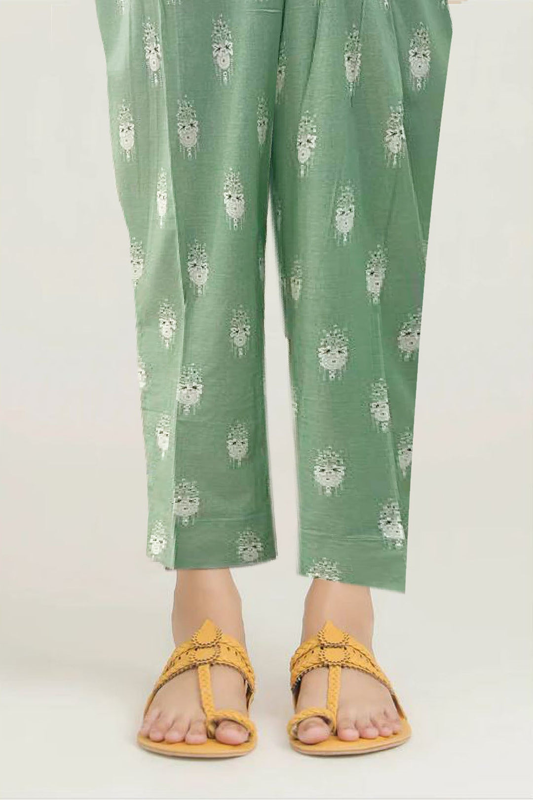 4194-PRINT-A PRINTED TROUSER STITCHED