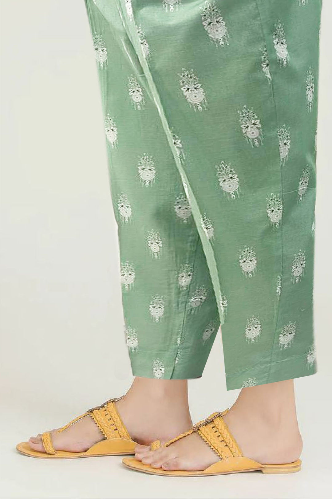 4194-PRINT-A PRINTED TROUSER STITCHED