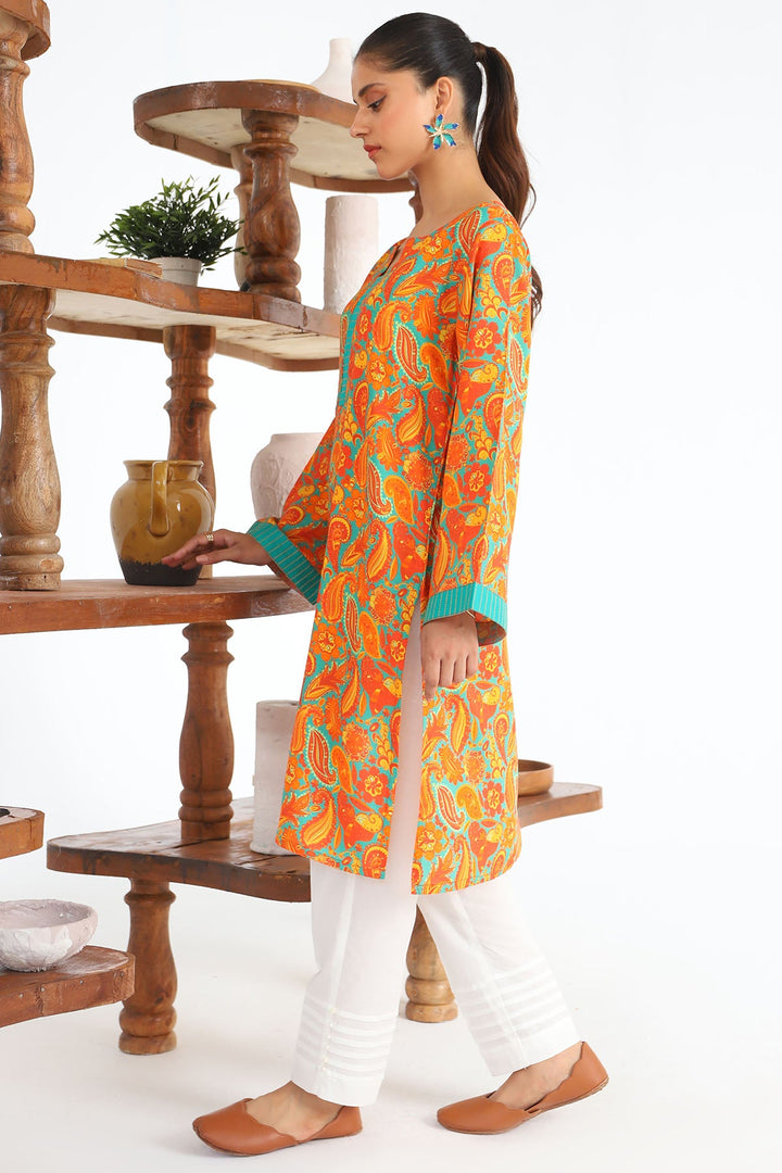 4258-PRINT-A DIGITAL PRINTED LINEN STITCHED