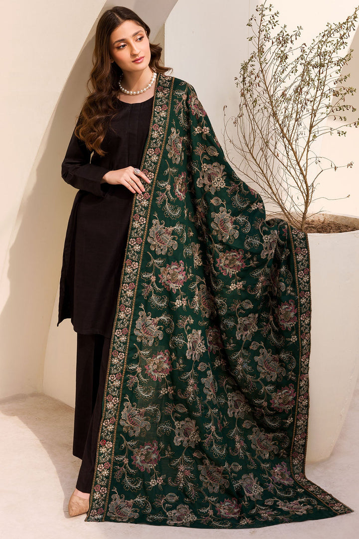 4512-KIARA EMBROIDERED KHADDAR SHAWL