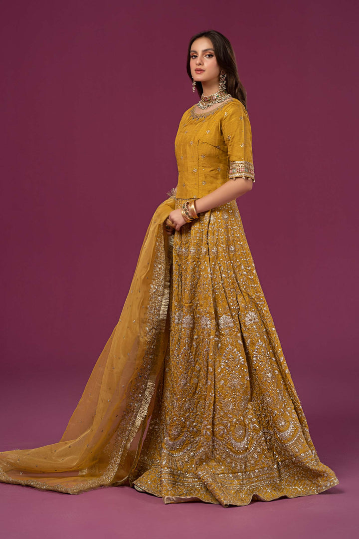 3 PIECE EMBROIDERED RAW SILK SUIT | SF-EF24-26