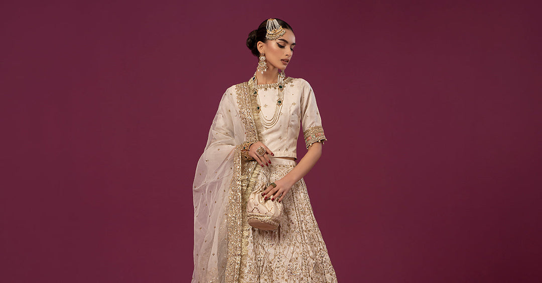 3 PIECE EMBROIDERED RAW SILK SUIT | SF-EF24-26