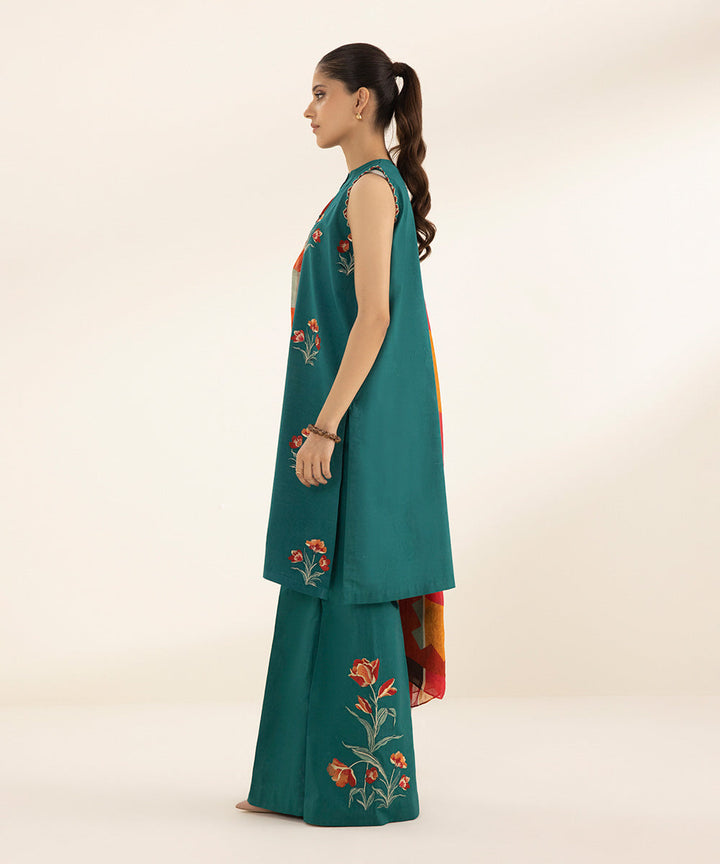 3 Piece - Embroidered Lawn Suit