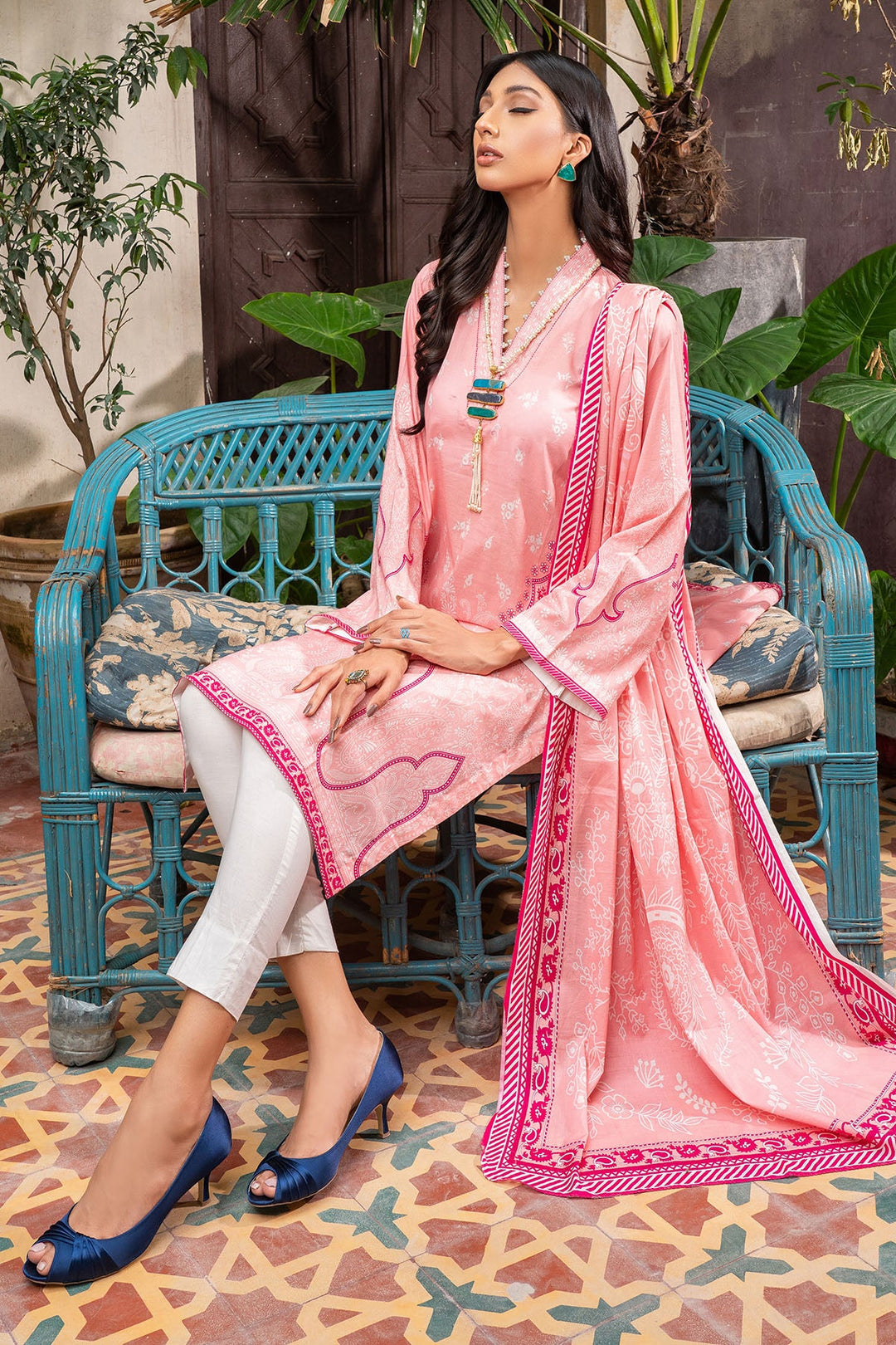 0229-PRINT-A DIGITAL PRINTED LAWN STITCHED