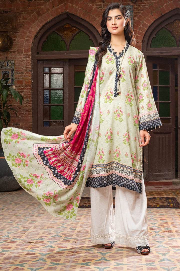 0233-PRINT-A DIGITAL PRINTED LAWN STITCHED